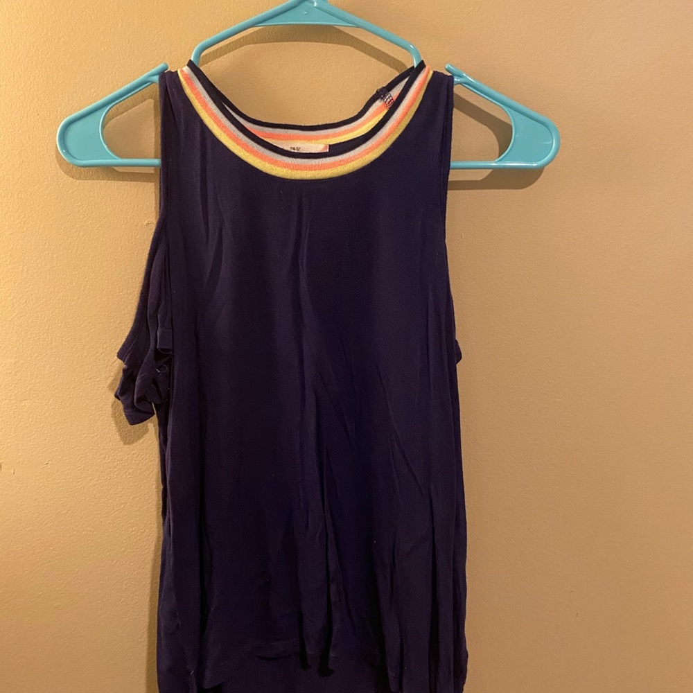 Navy off the shoulder top